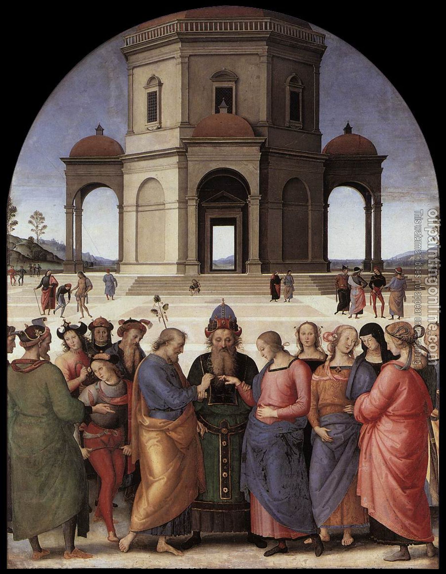 Perugino, Pietro - Marriage of the Virgin